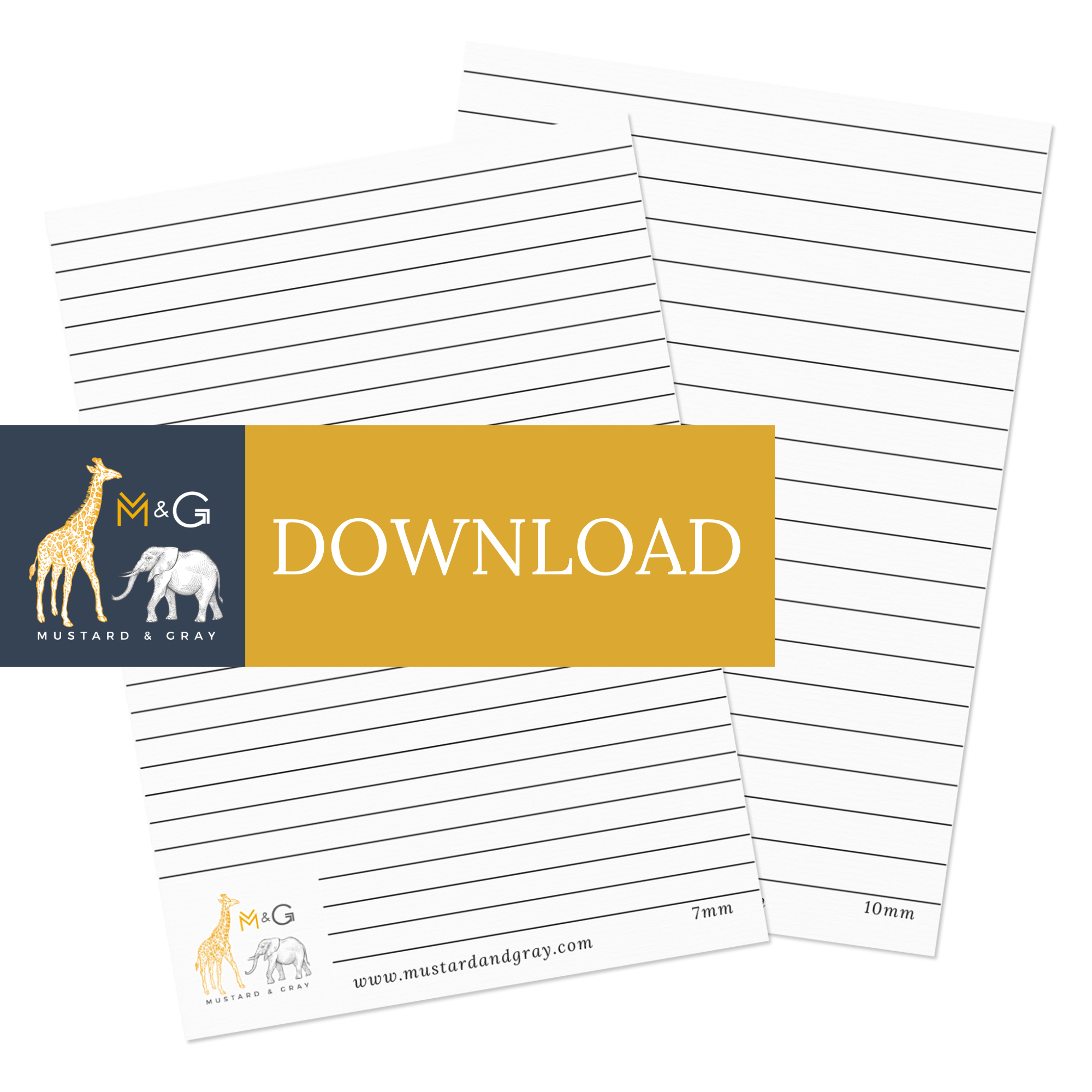 FREE Printable Line Guides