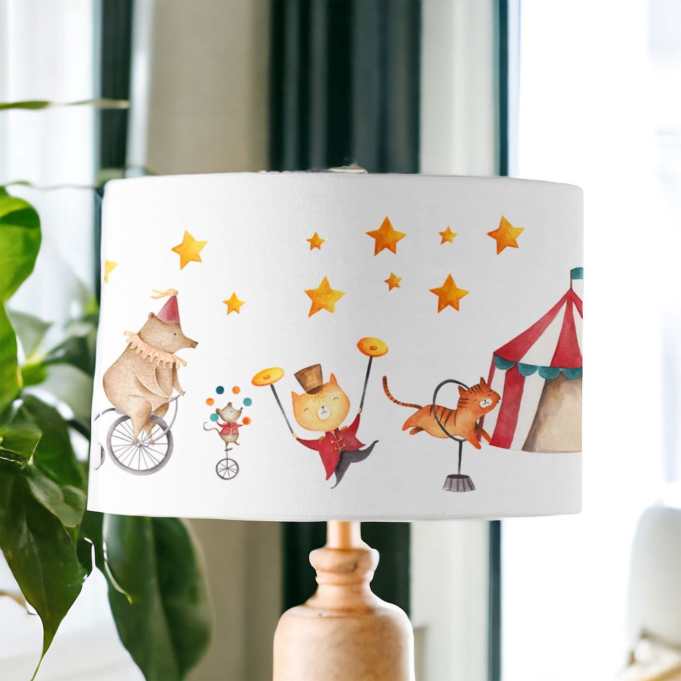 Circus Lamp Shade - Mustard and Gray Ltd