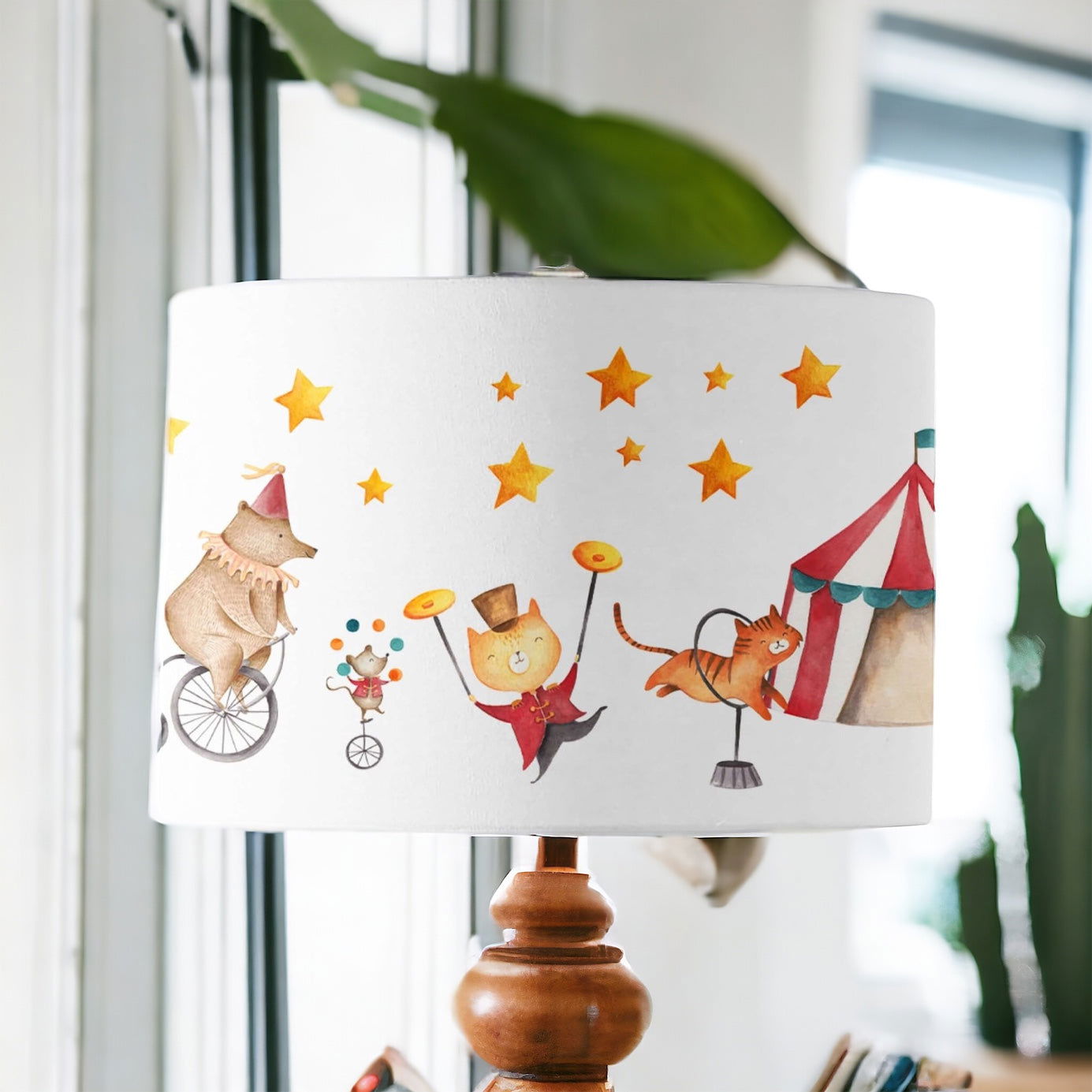 Circus Lamp Shade - Mustard and Gray Ltd