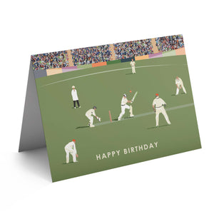 Cricket "The Test" Birthday Card