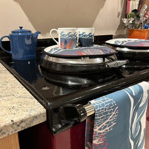 Deep Blue Sea Circular Hob Covers