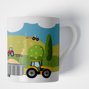 Bramble Hill Farm Tractor Kids' China Mug