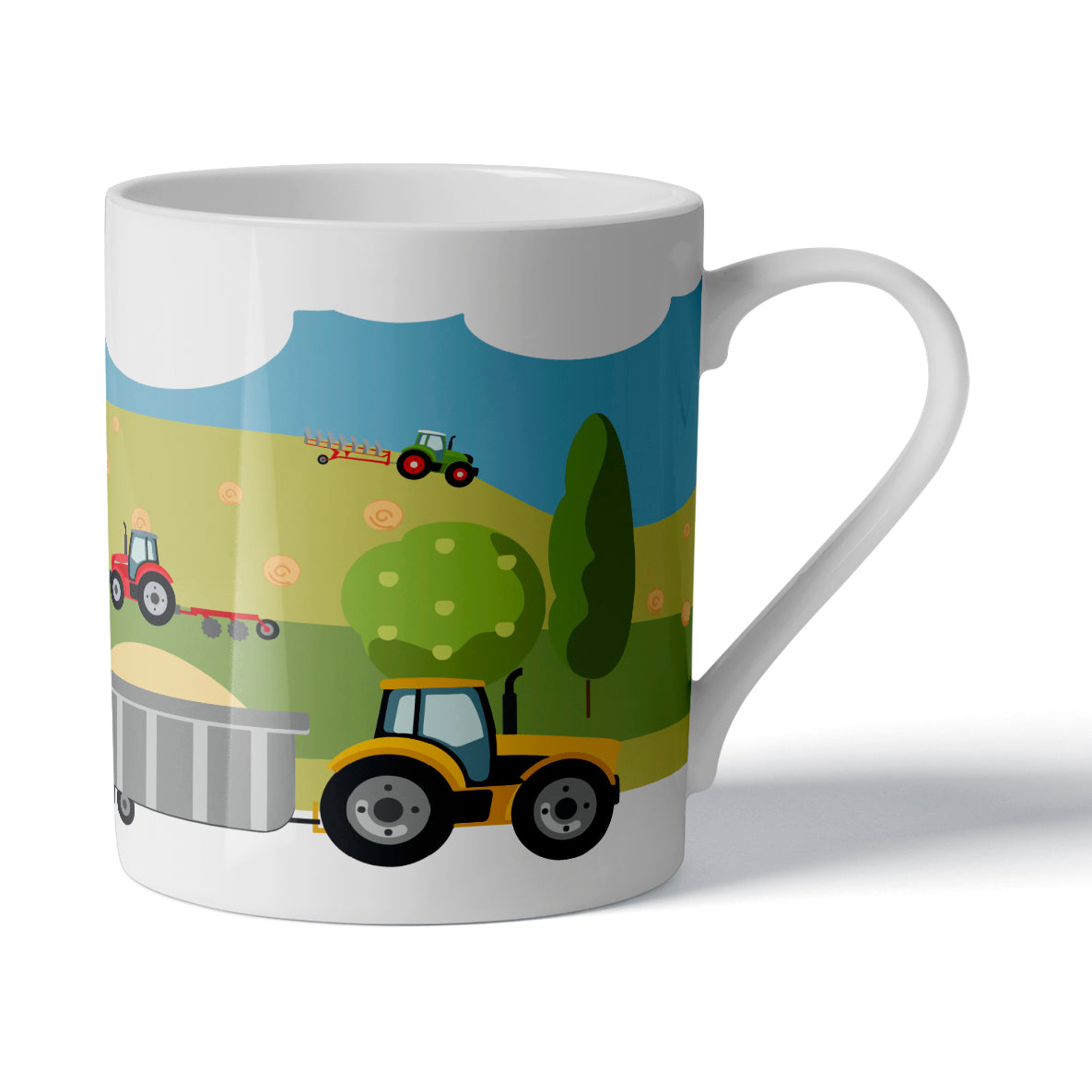 Bramble Hill Farm Tractor Kids' China Mug