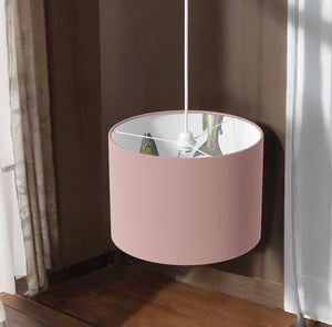 Dusky Pink & Salmon Lamp Shade