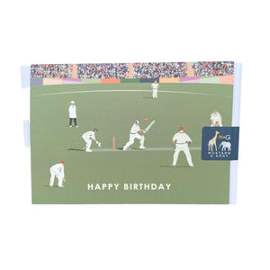 Cricket "The Test" Birthday Card