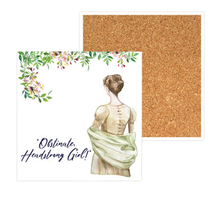 Jane Austen Pride & Prejudice Ceramic Coasters