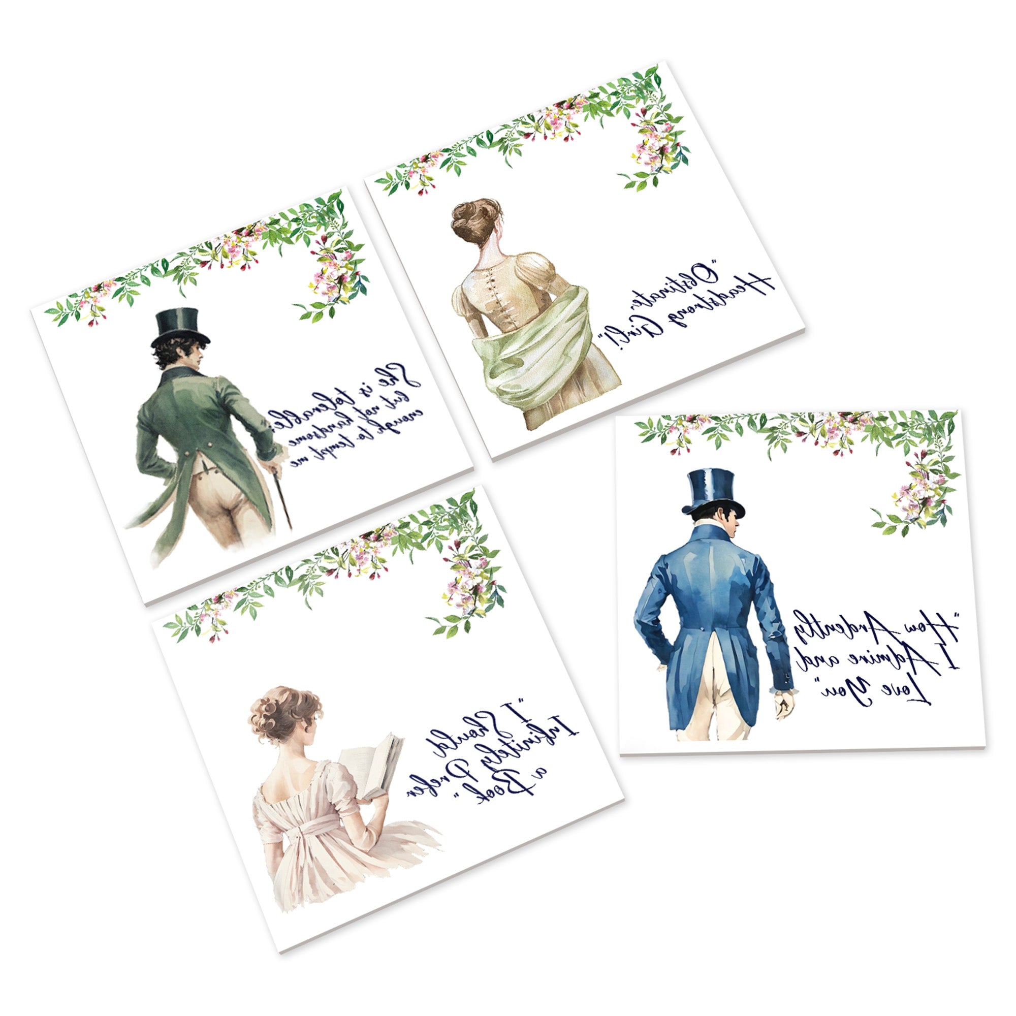 Jane Austen Pride & Prejudice Ceramic Coasters