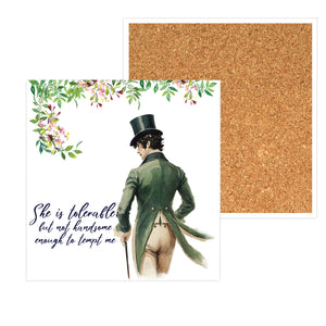 Jane Austen Pride & Prejudice Ceramic Coasters