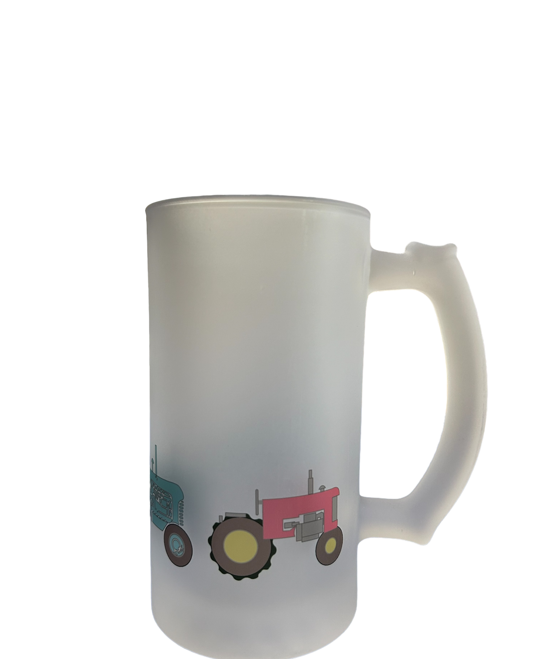 Weekday Wheels Tractor Frosted Beer Stein