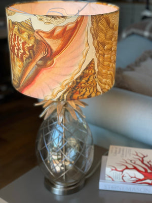 Shell Lamp Shade - Mustard and Gray Ltd