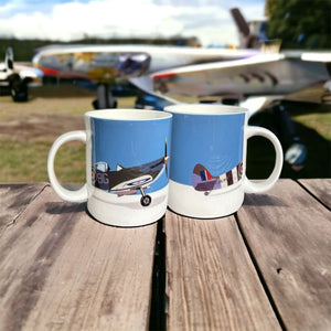 Spitfire Mug - Mustard and Gray Ltd