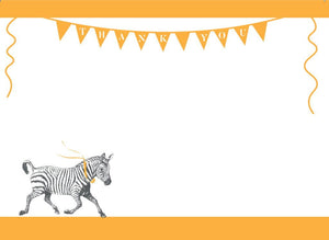 Animal Parade Thank You Notecard Set - Mustard and Gray Ltd