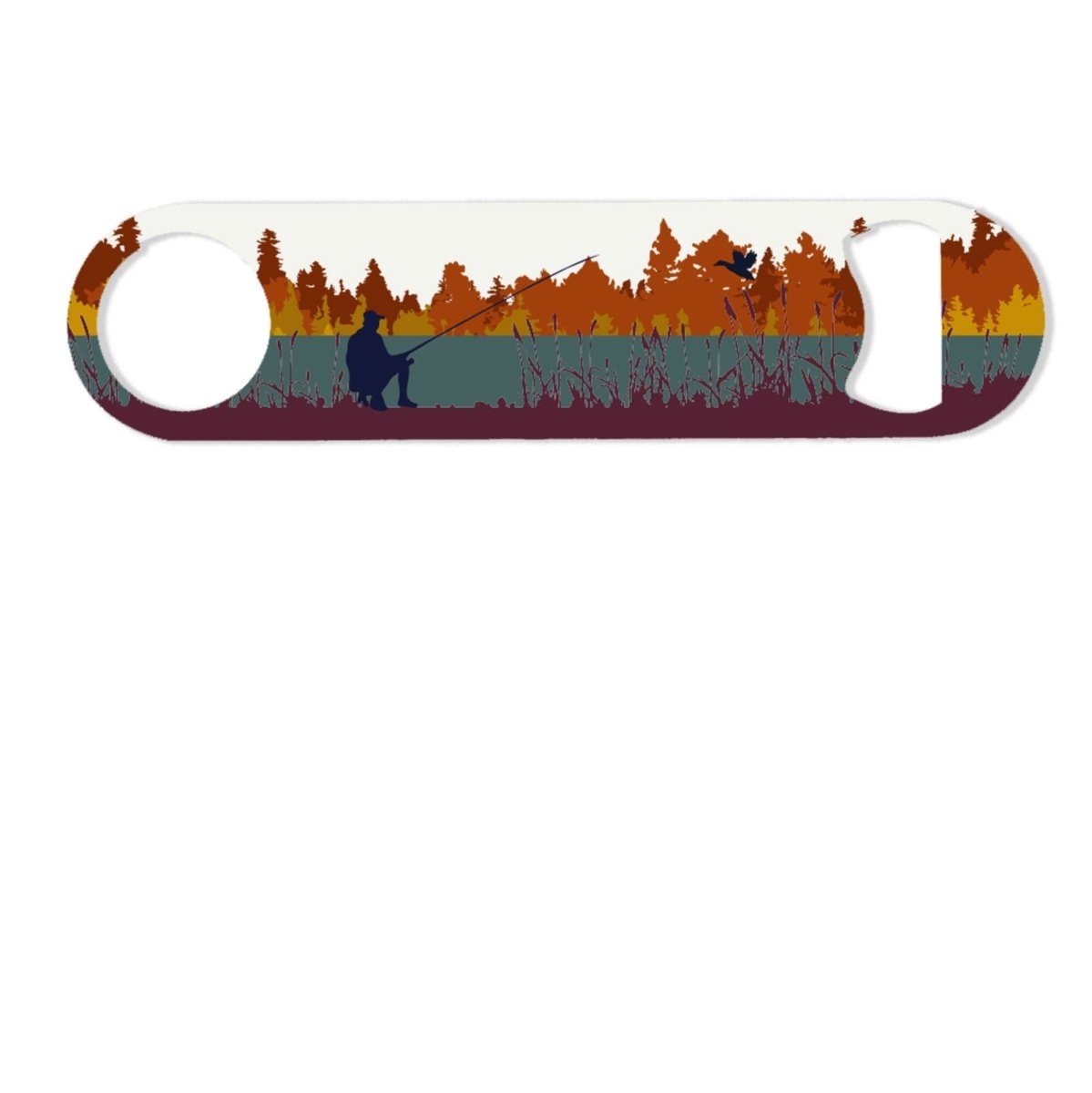 Autumn Coarse Fishing Bottle Opener - Mustard and Gray Ltd