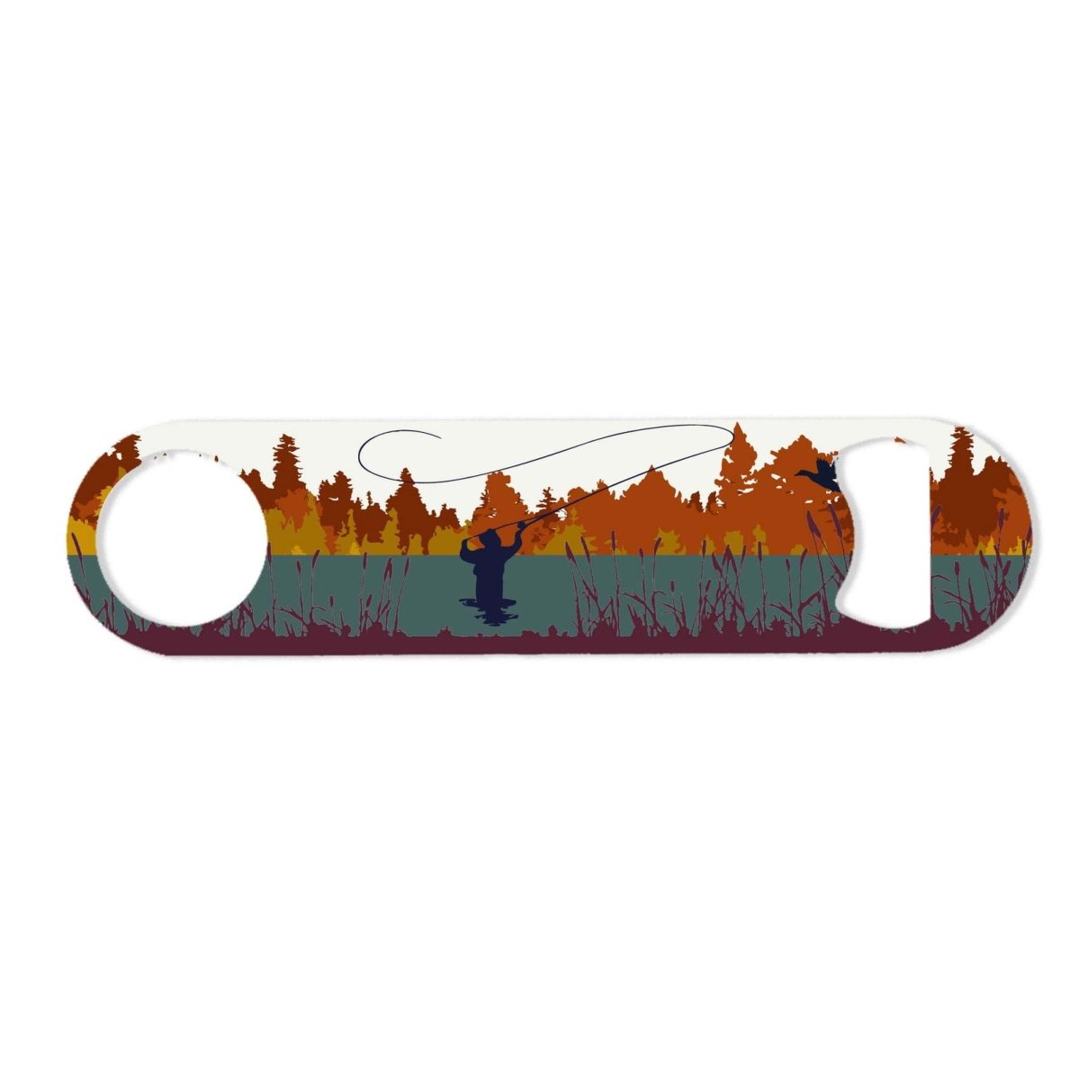 Autumn Fly Fishing Bottle Opener - Mustard and Gray Ltd