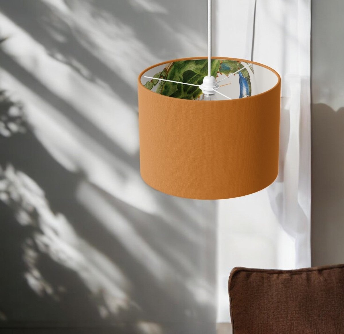 Burnt Orange & Crab Lamp Shade - Mustard and Gray Ltd