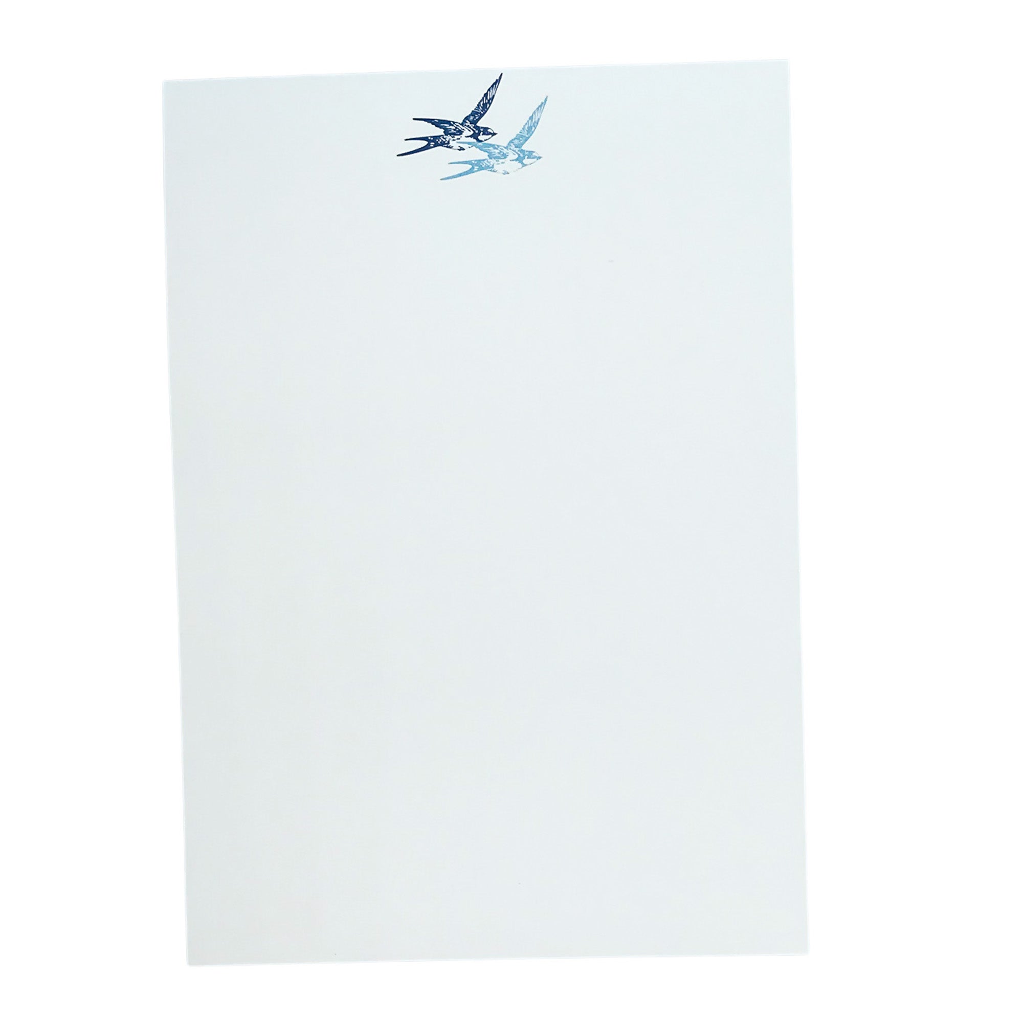 a white sheet of paper with a picture of a bird on it