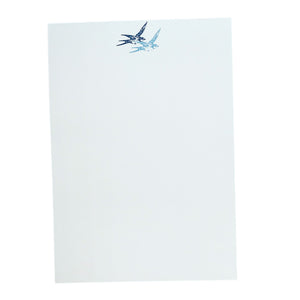 a white sheet of paper with a picture of a bird on it