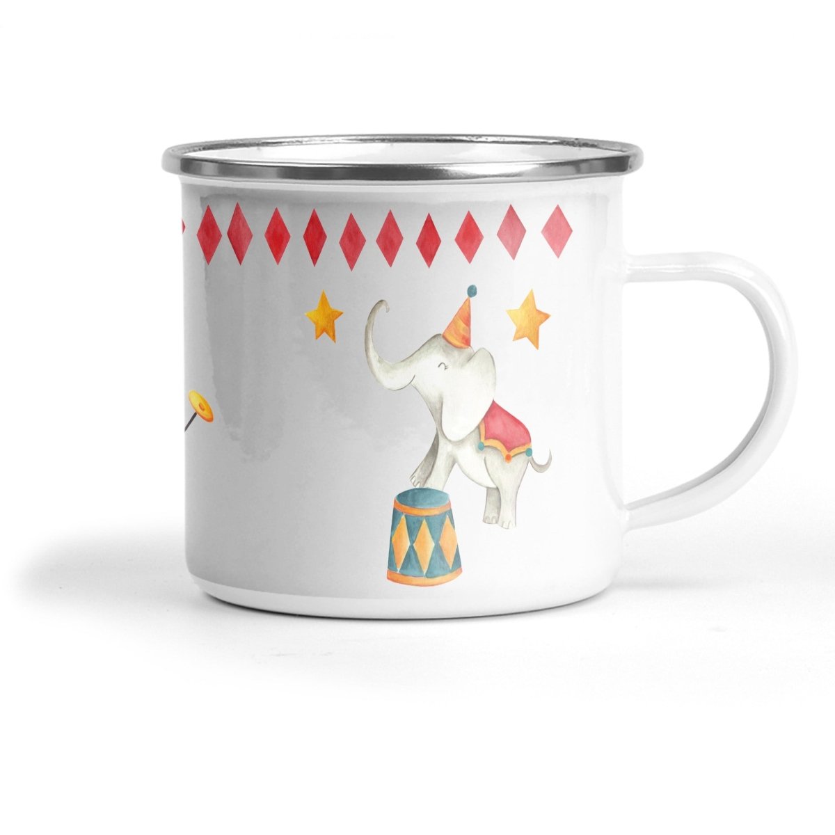 Circus Enamel Camping Mug