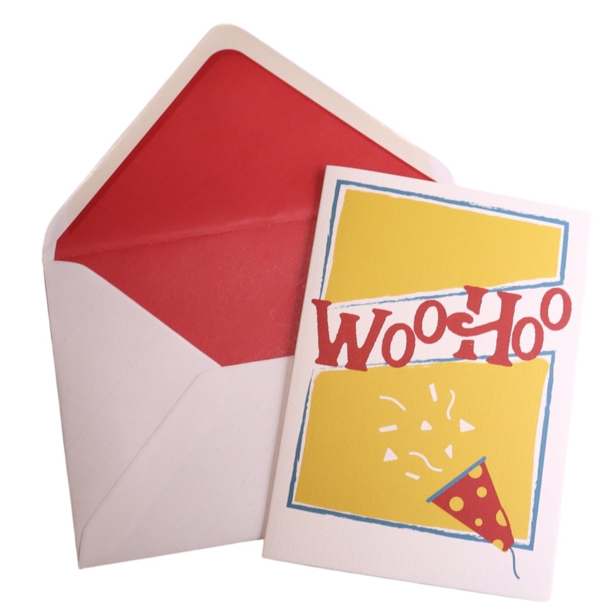 a close up of a card with a envelope