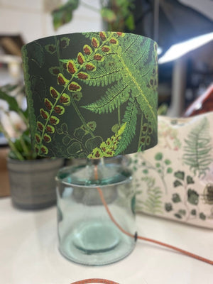 Forest Fern Lamp Shade - Mustard and Gray Ltd