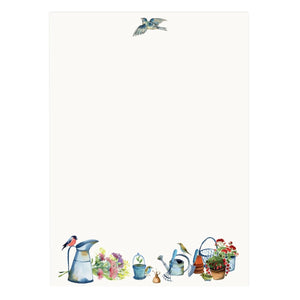 Gardeners Friends Letter Paper - Wove A5 Writing Paper - Mustard and Gray Ltd