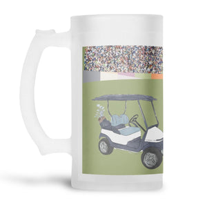 Golf The Fairway Frosted Beer Stein - Mustard and Gray Ltd