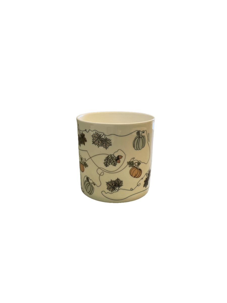 Ink and Hue Autumn Large Mug - Mustard and Gray Ltd