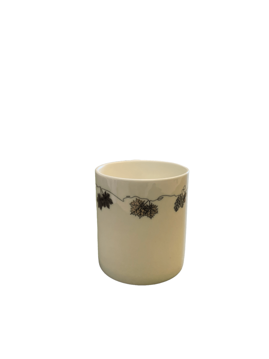 Ink and Hue Autumn Small Mug - Mustard and Gray Ltd