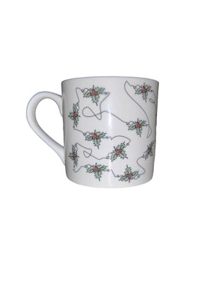 Ink and Hue Holly Large Mug - Mustard and Gray Ltd