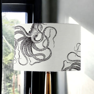 Kraken Can Can Lamp Shade - Mustard and Gray Ltd