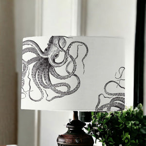 Kraken Can Can Lamp Shade - Mustard and Gray Ltd