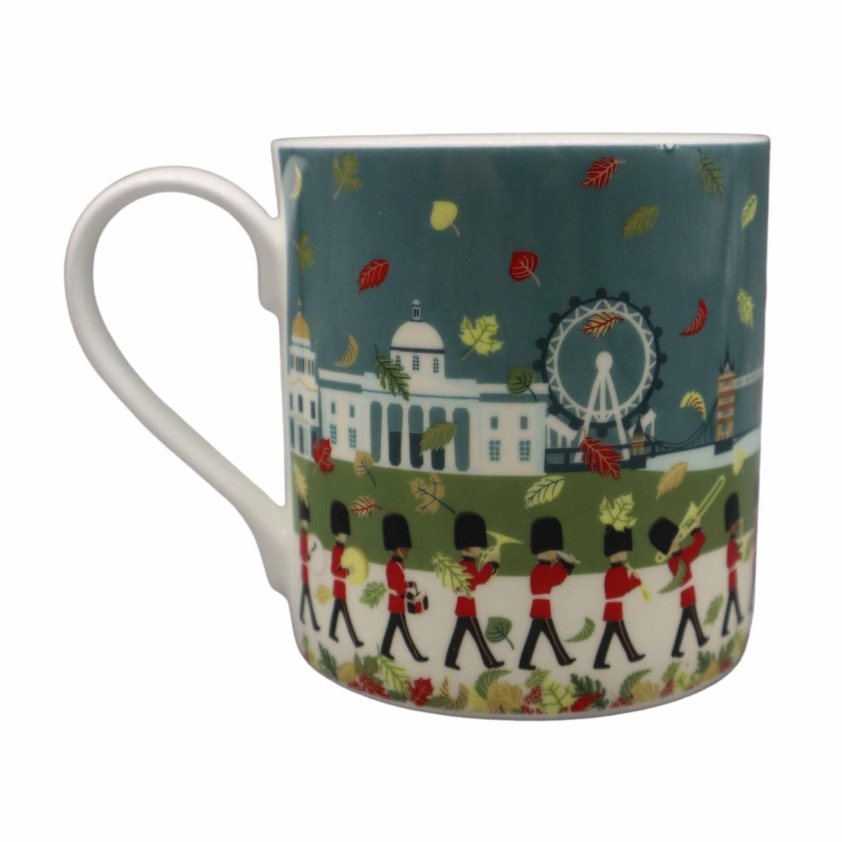 London Seasons Autumn Mug - Mustard and Gray Ltd