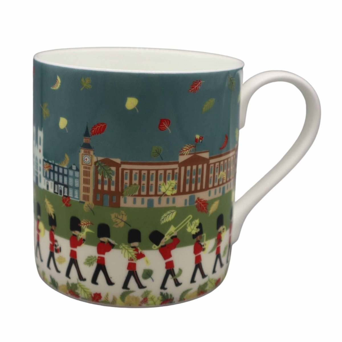 London Seasons Autumn Mug - Mustard and Gray Ltd