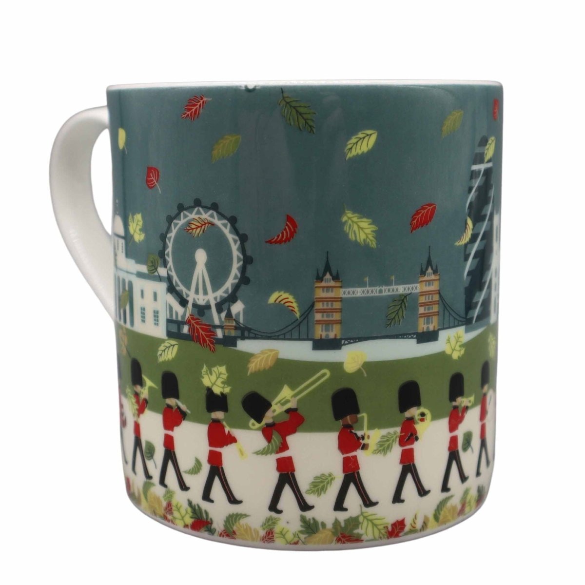 London Seasons Autumn Mug - Mustard and Gray Ltd