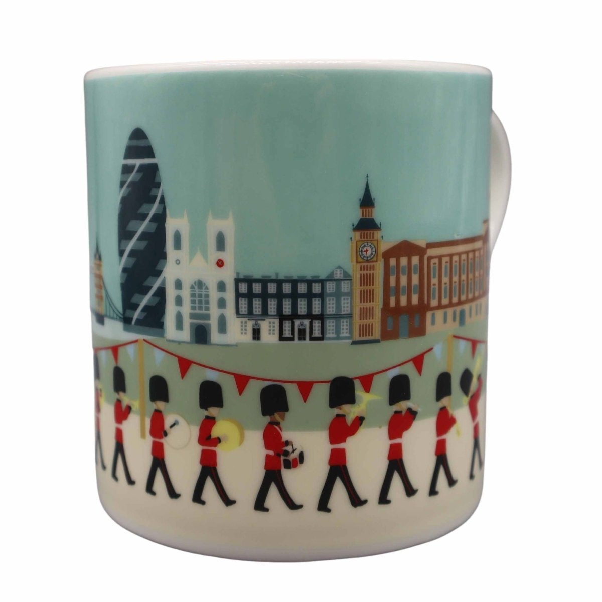 London Seasons Summer Mug - Mustard and Gray Ltd