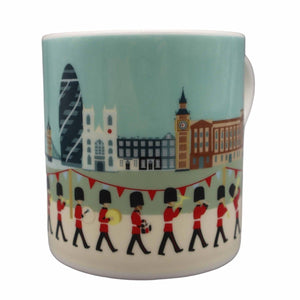 London Seasons Summer Mug - Mustard and Gray Ltd