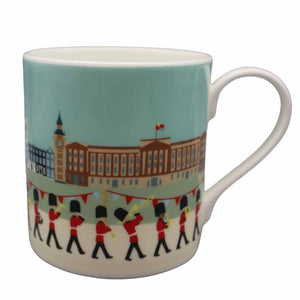 London Seasons Summer Mug - Mustard and Gray Ltd