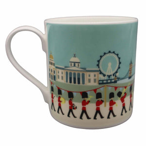 London Seasons Summer Mug - Mustard and Gray Ltd