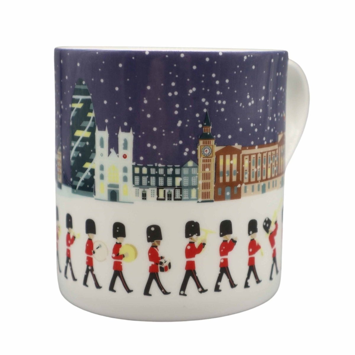 London Seasons Winter Mug - Mustard and Gray Ltd