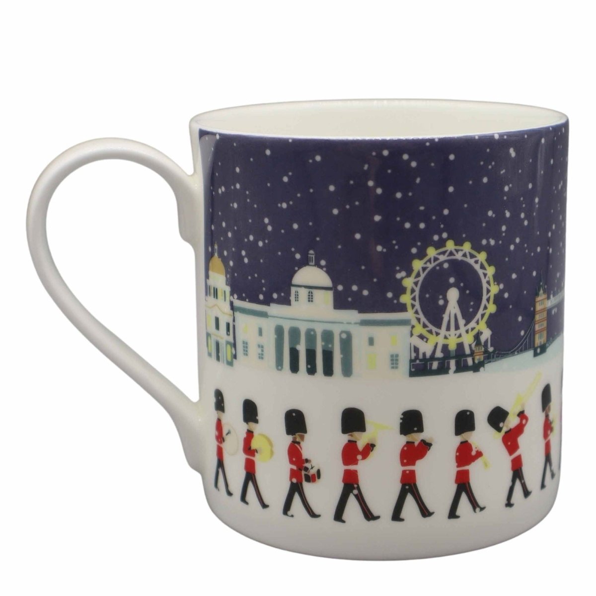 London Seasons Winter Mug - Mustard and Gray Ltd