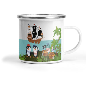 Pirates Enamel Camping Mug