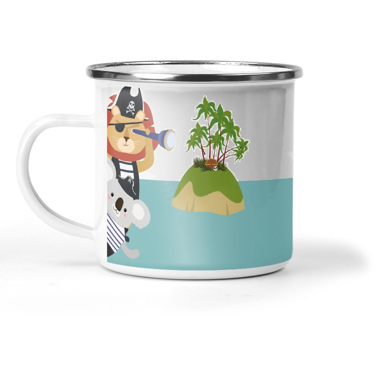 Pirates Enamel Camping Mug