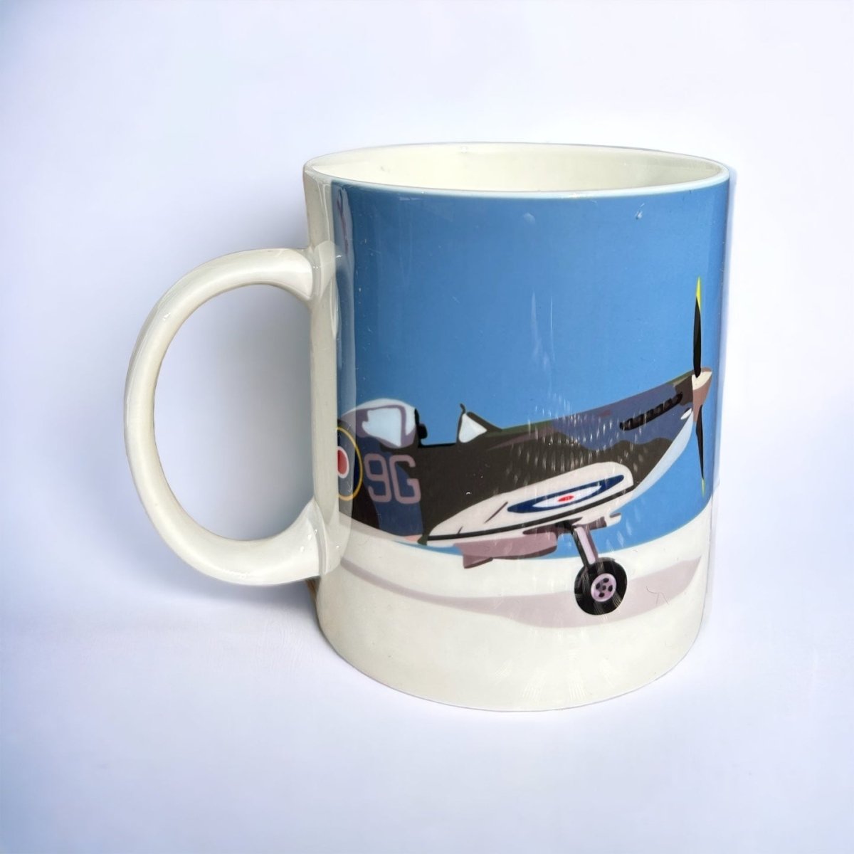 Spitfire Mug - Mustard and Gray Ltd