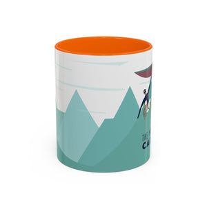 The Mountains Are Calling Climbing Coffee Mug - Adventurer's Gift for Nature Lovers