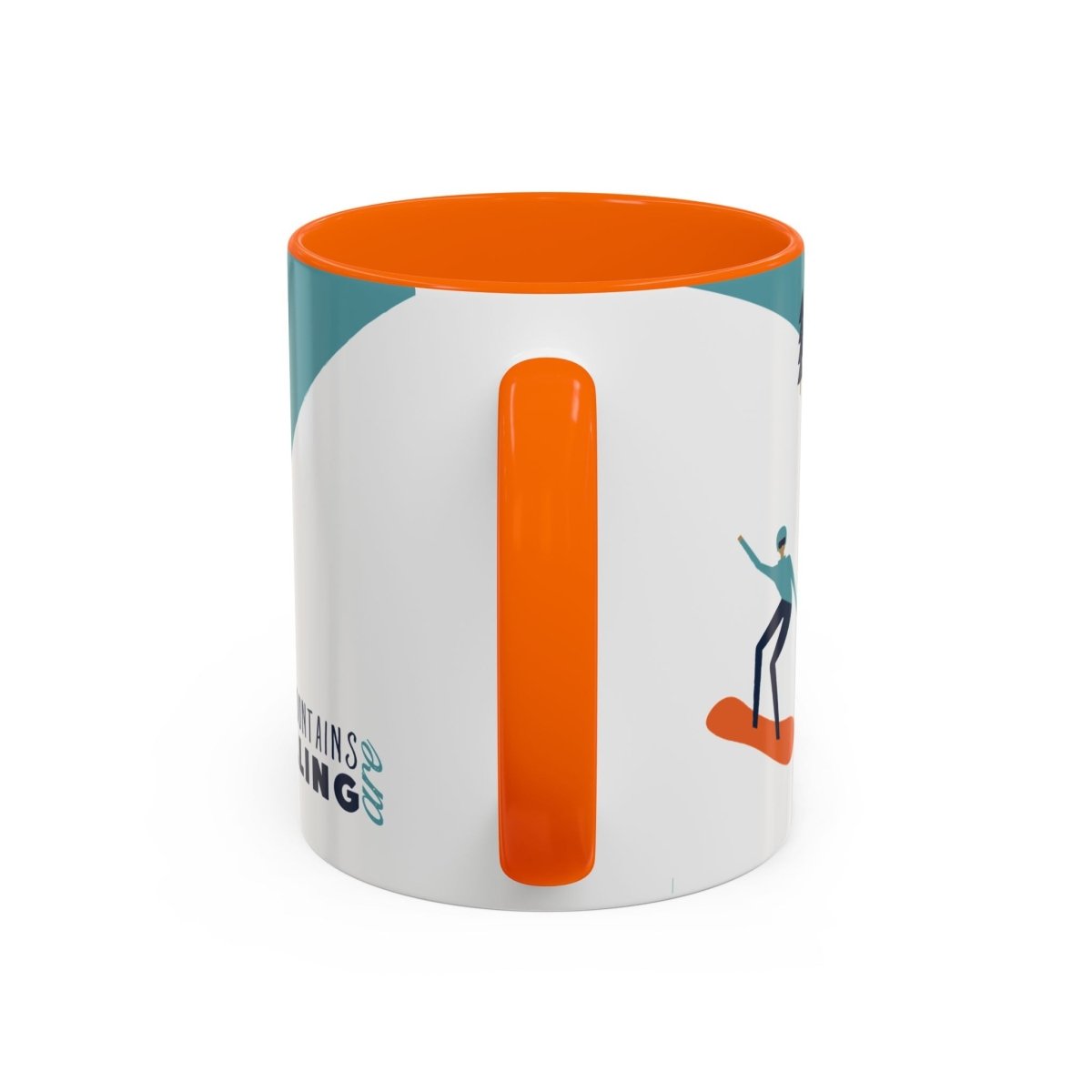 The Mountains Calling Snowboarding Mug