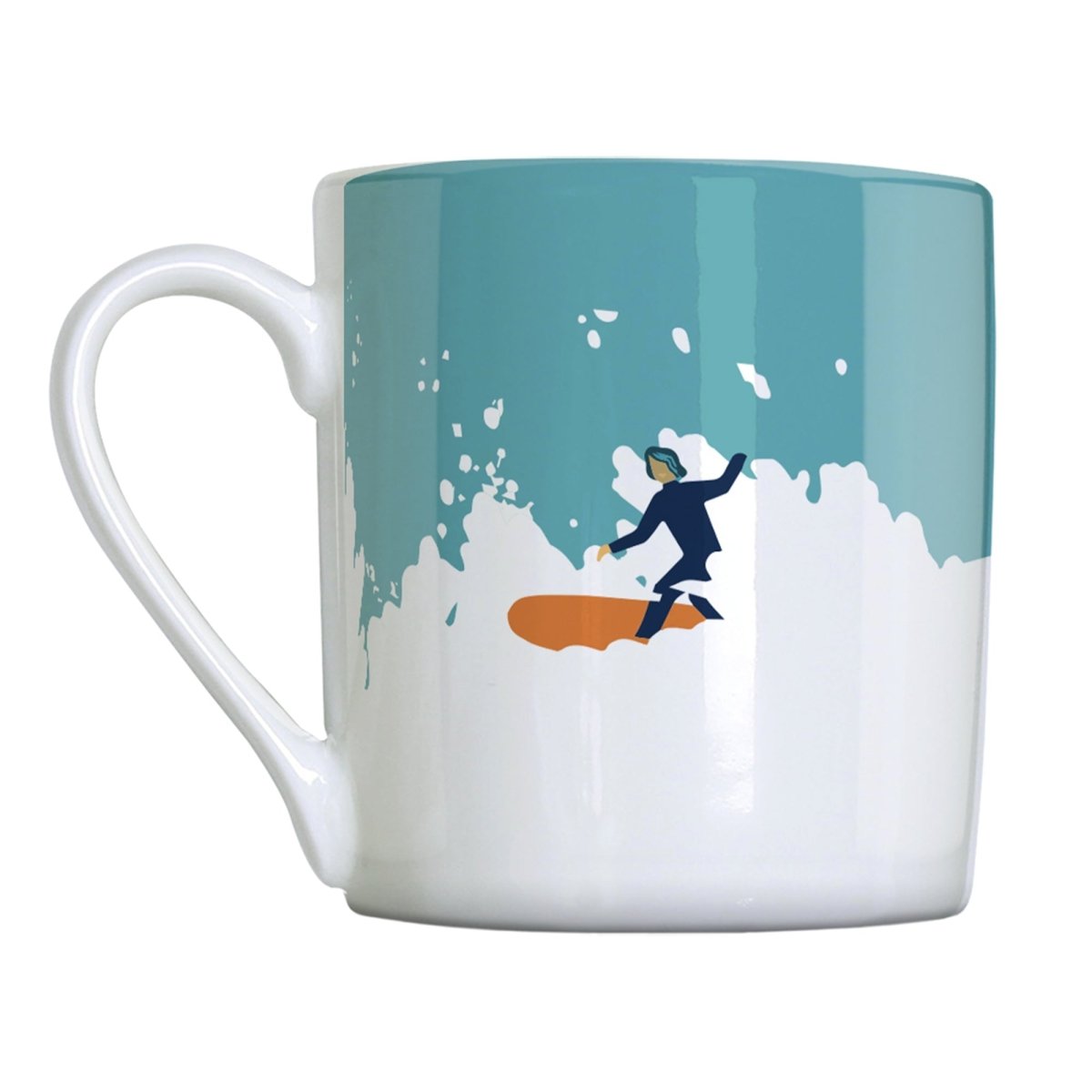 The Water is Calling Surfing Mug