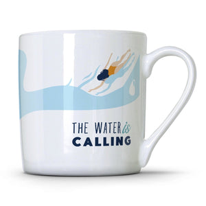 The Water is Calling Wild Swimming Mug