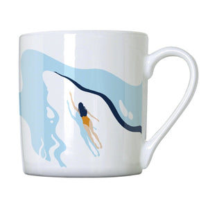 The Water is Calling Wild Swimming Mug