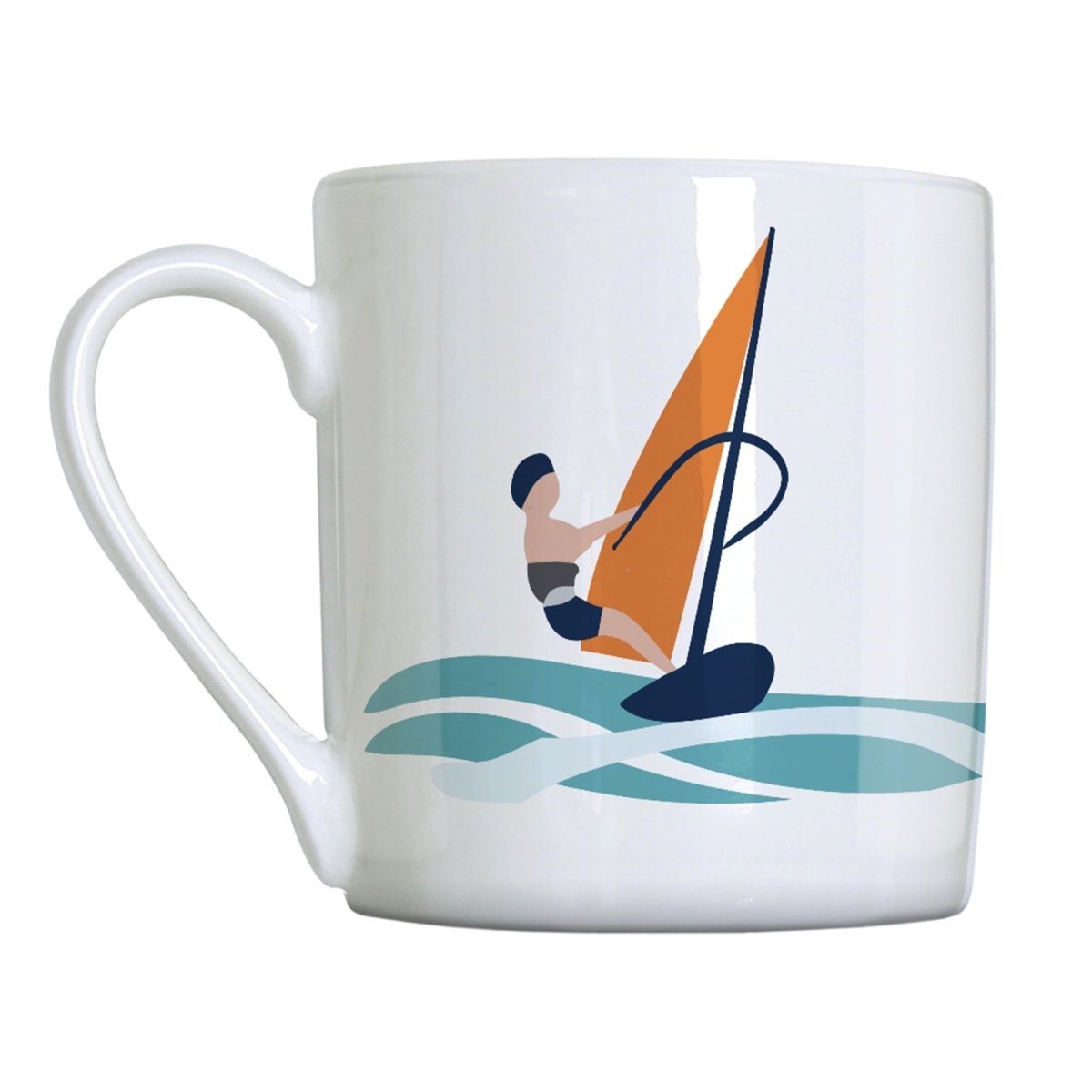 The Water is Calling Wind Surfing Mug