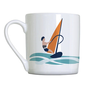 The Water is Calling Wind Surfing Mug